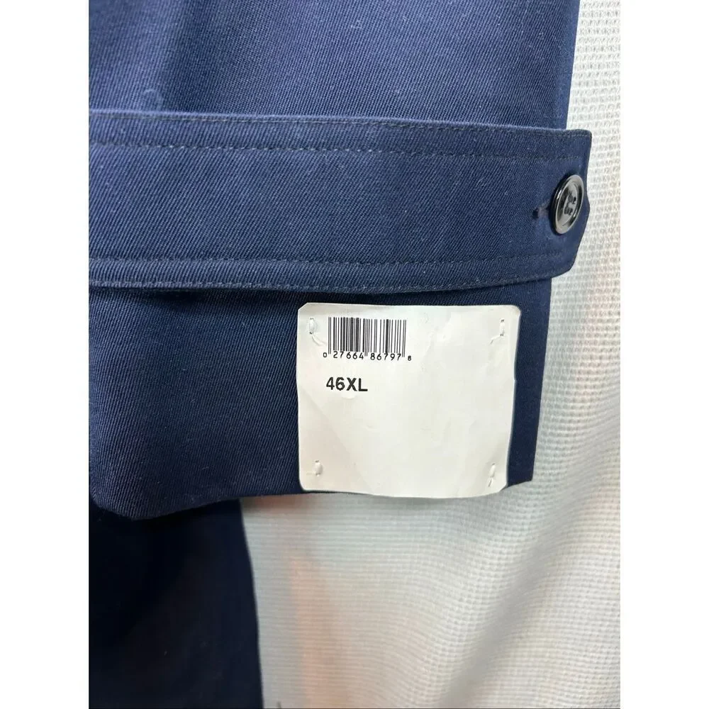 USAF Air Force Topcoat 46 X-Long Neptune Garment Co Navy Trench Coat